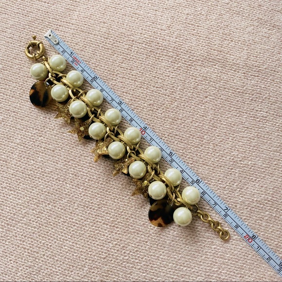 J. Crew Tortoise Pearl Bracelet - Picture 2 of 3